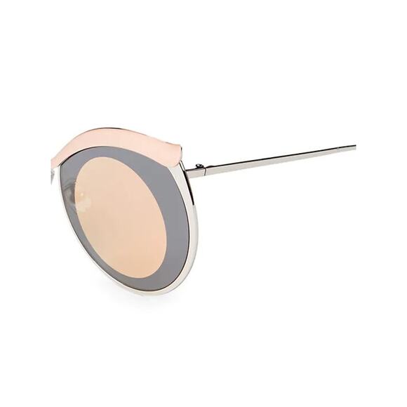 BOUCHERON GOLD SILVER BC01JS ROUND OWL LIMITED EDITION SUNGLASSES $ 940 ITALY main image 5